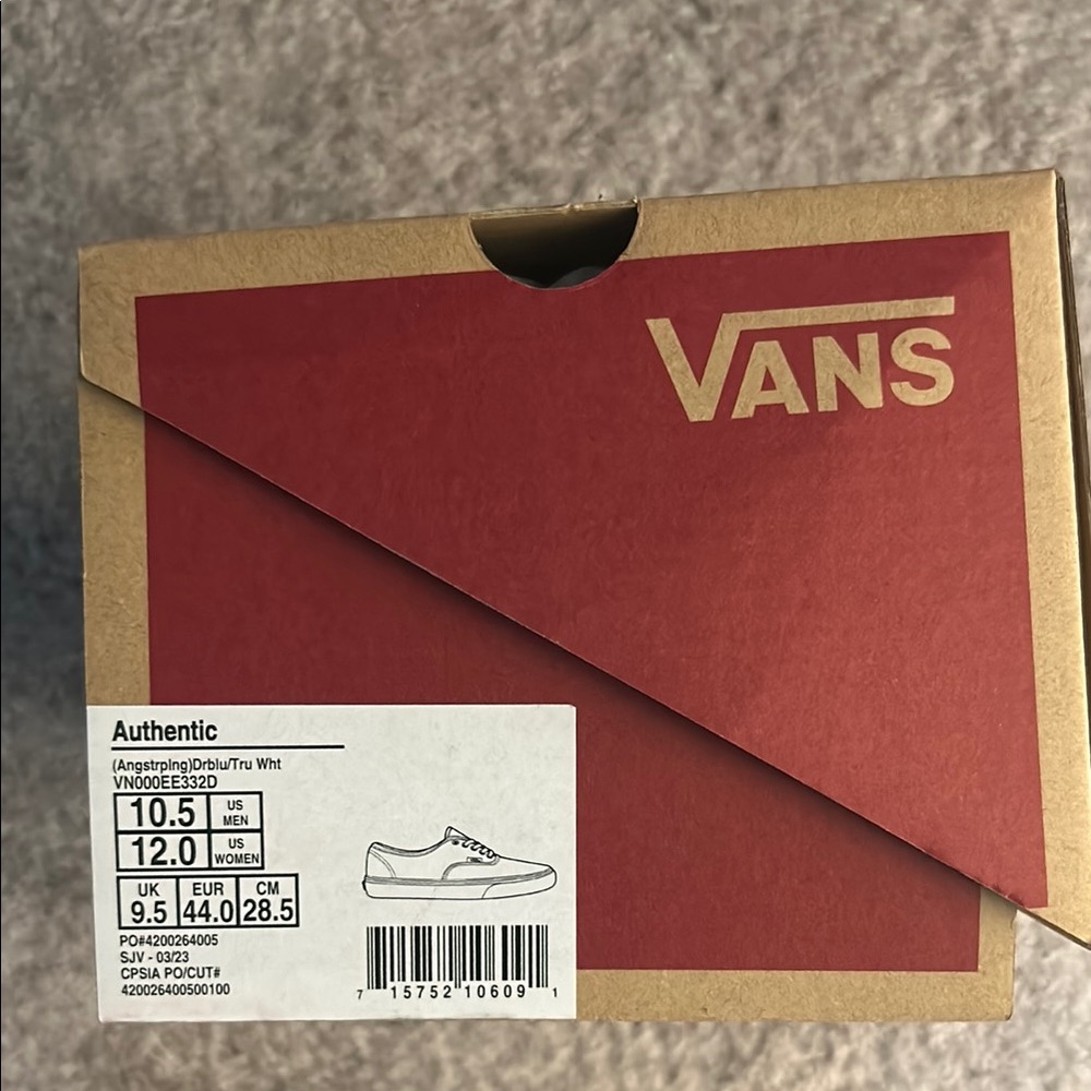 Vans Authentic Sneakers - blue and white